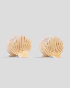 Geena Shell Hair Claw Clip Pack