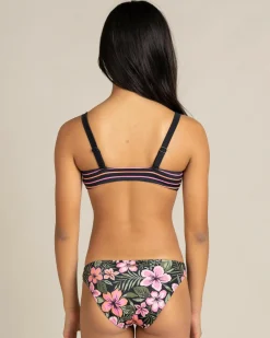 Girls' Active Floral Bralette Bikini Set