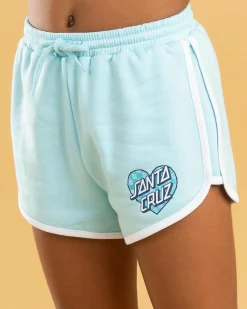 Girls' Checker Heart Dot Shorts