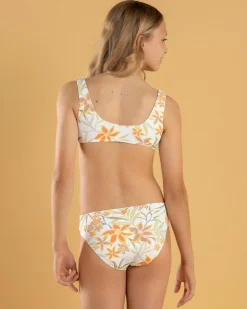 Girls' Floral Horizon Bralette Bikini Set