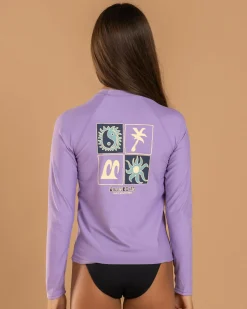 Girls' Heat Wave Long Sleeve Rash Vest
