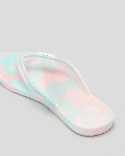 Girls' Kicks Marble Thongs