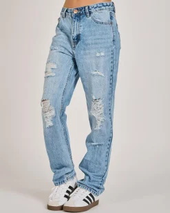 Girls' Rebel Straight Leg Jeans