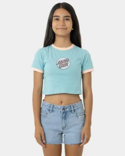 Girls' Sprinkle Dot Front Baby Tee