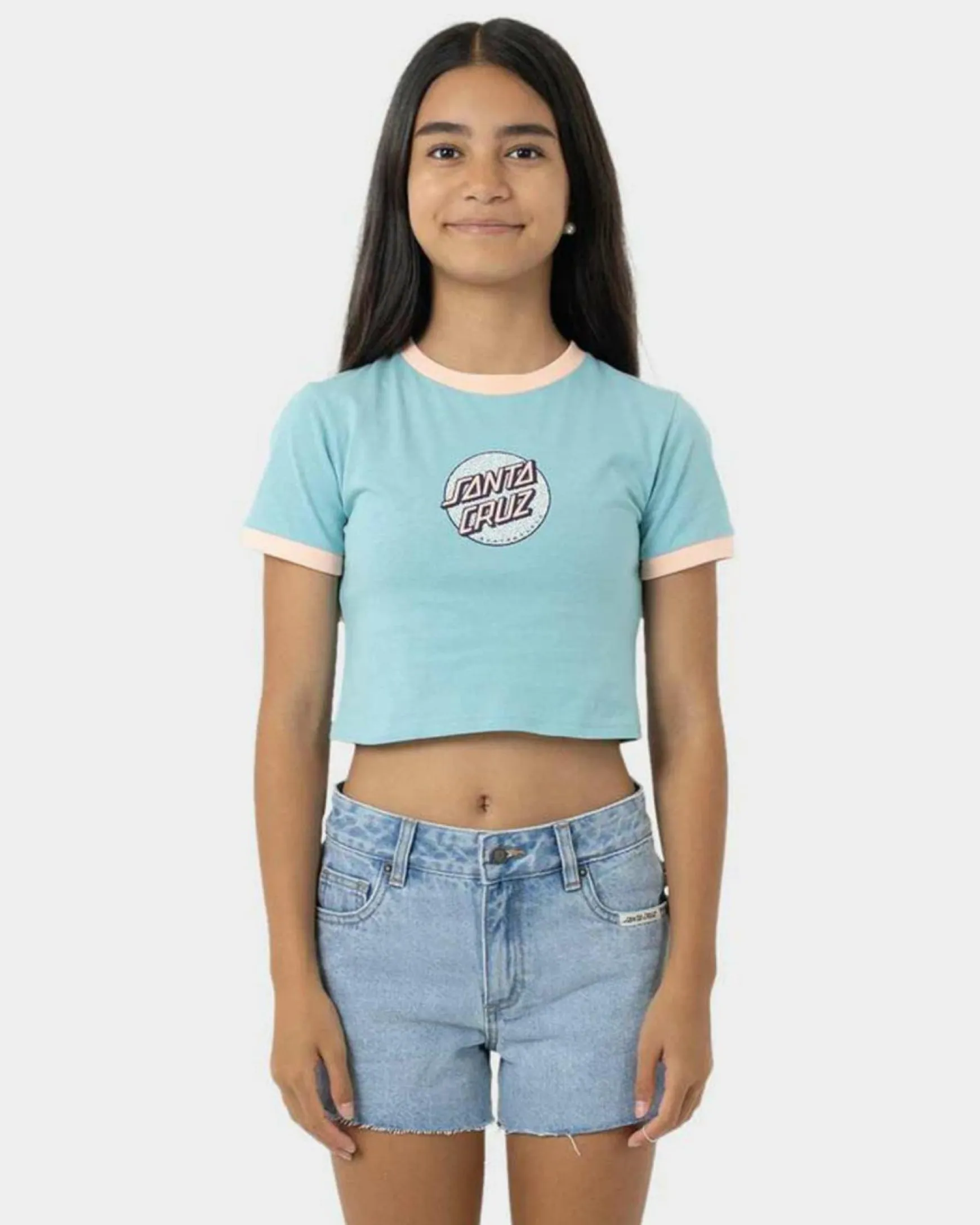 Girls' Sprinkle Dot Front Baby Tee