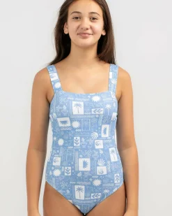 Girls' Vacay Vibe One Piece Swimsuit