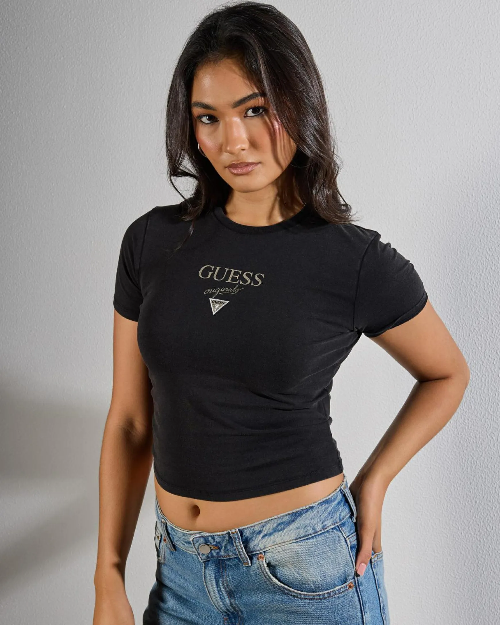 Go Vintage Baker Baby Tee