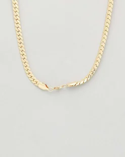 Gold Snake Chain Necklace