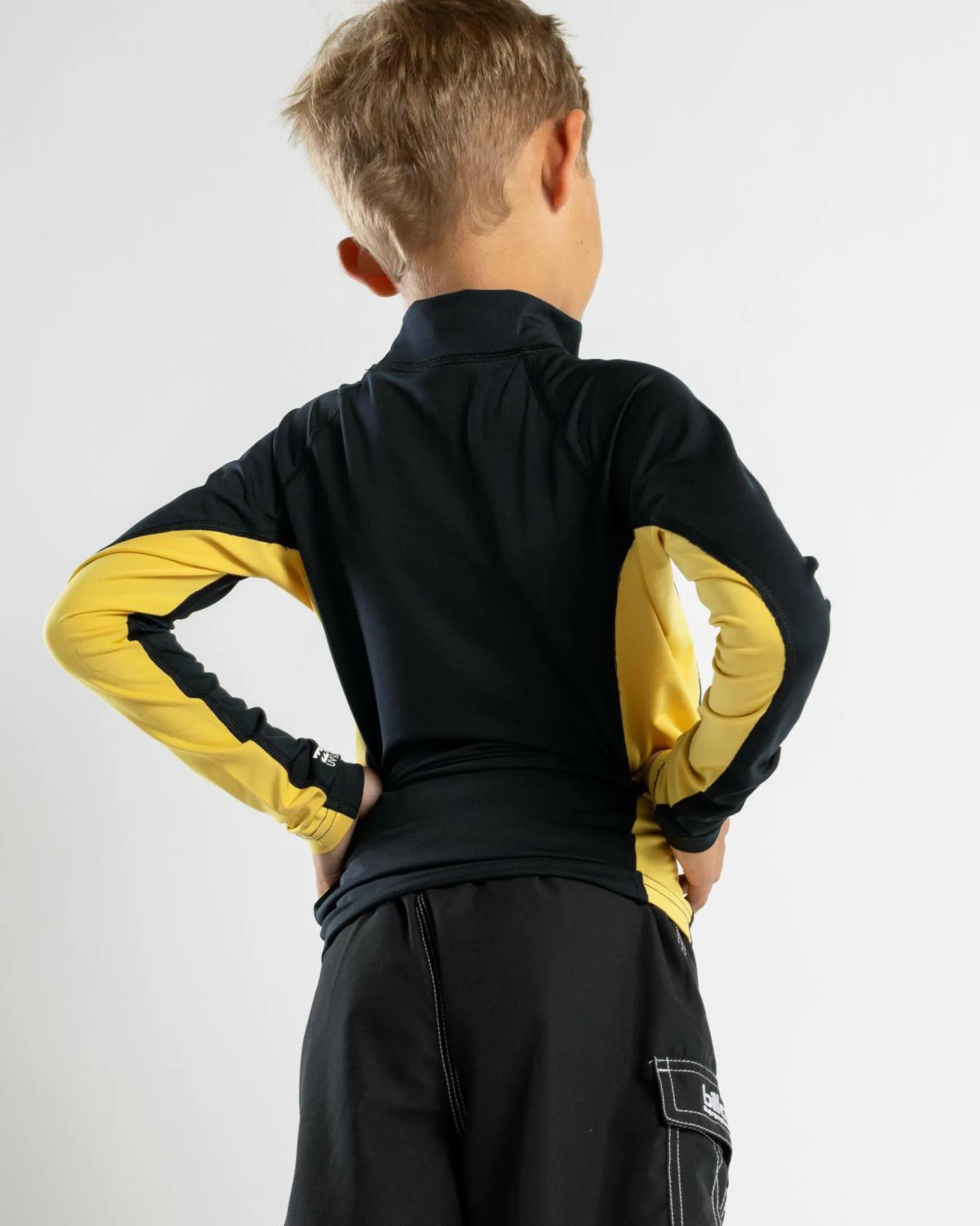 Groms' Jimmy Contrast Long Sleeve Rash Vest