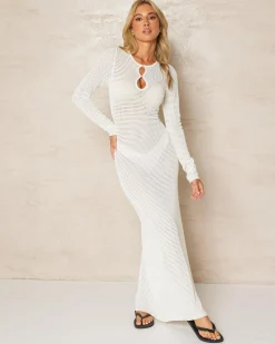 Hannah Crochet Maxi Dress