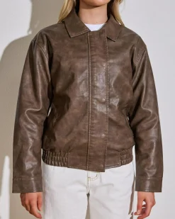 Harley Faux Leather Jacket