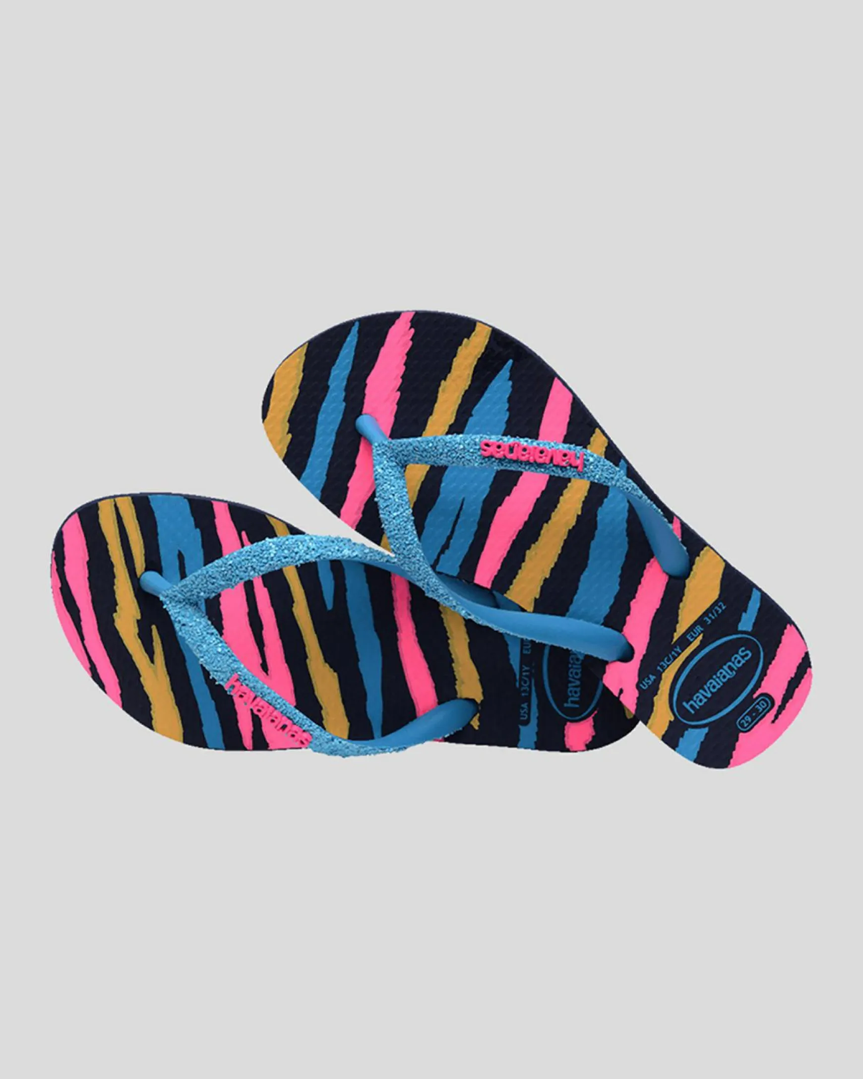 Kids' Slim Glitter Thongs