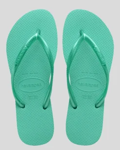 Kids' Slim Metallic Thongs