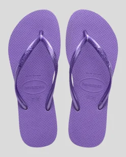 Kids' Slim Metallic Thongs