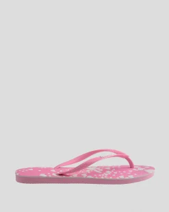 Kids' Slim Mini Hearts Thongs