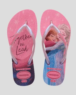 Kids' Slim Princess Frozen Thongs