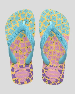 Kids' Top Flores Thongs