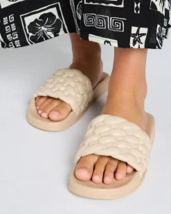 Lexi Plait Slide Sandals