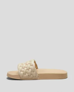 Lexi Plait Slide Sandals