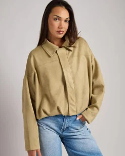 London Faux Suede Jacket