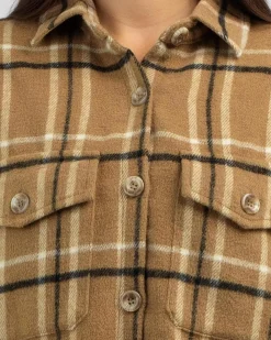 Long Check Shacket