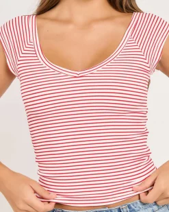 Macie Stripe Tee