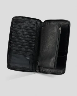 Mandala Embossed Travel Wallet