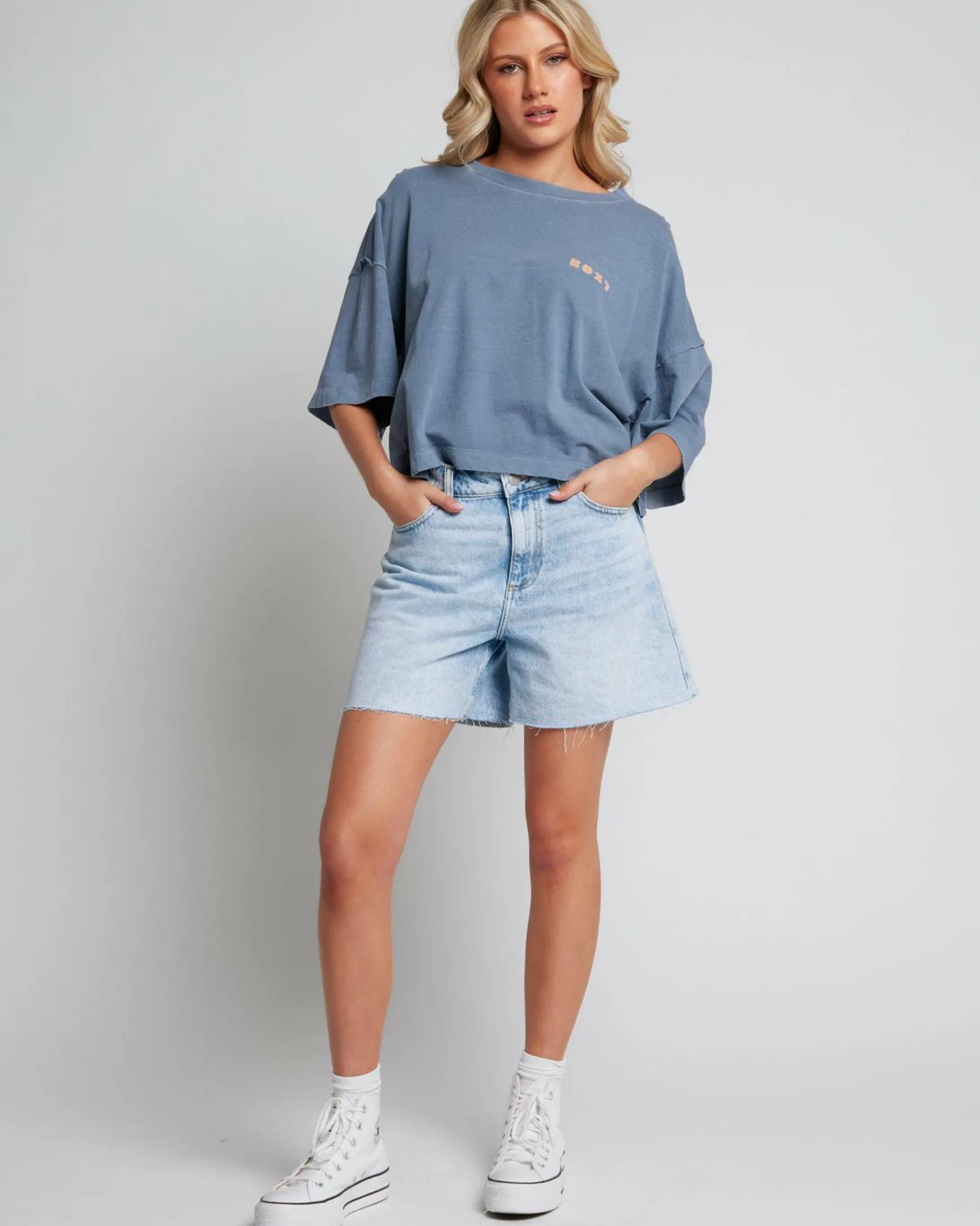 Morning Splendour Denim Shorts