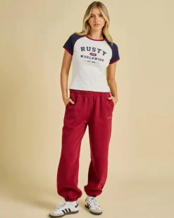 Mr. Worldwide Raglan Ribbed Skimmer T-Shirt