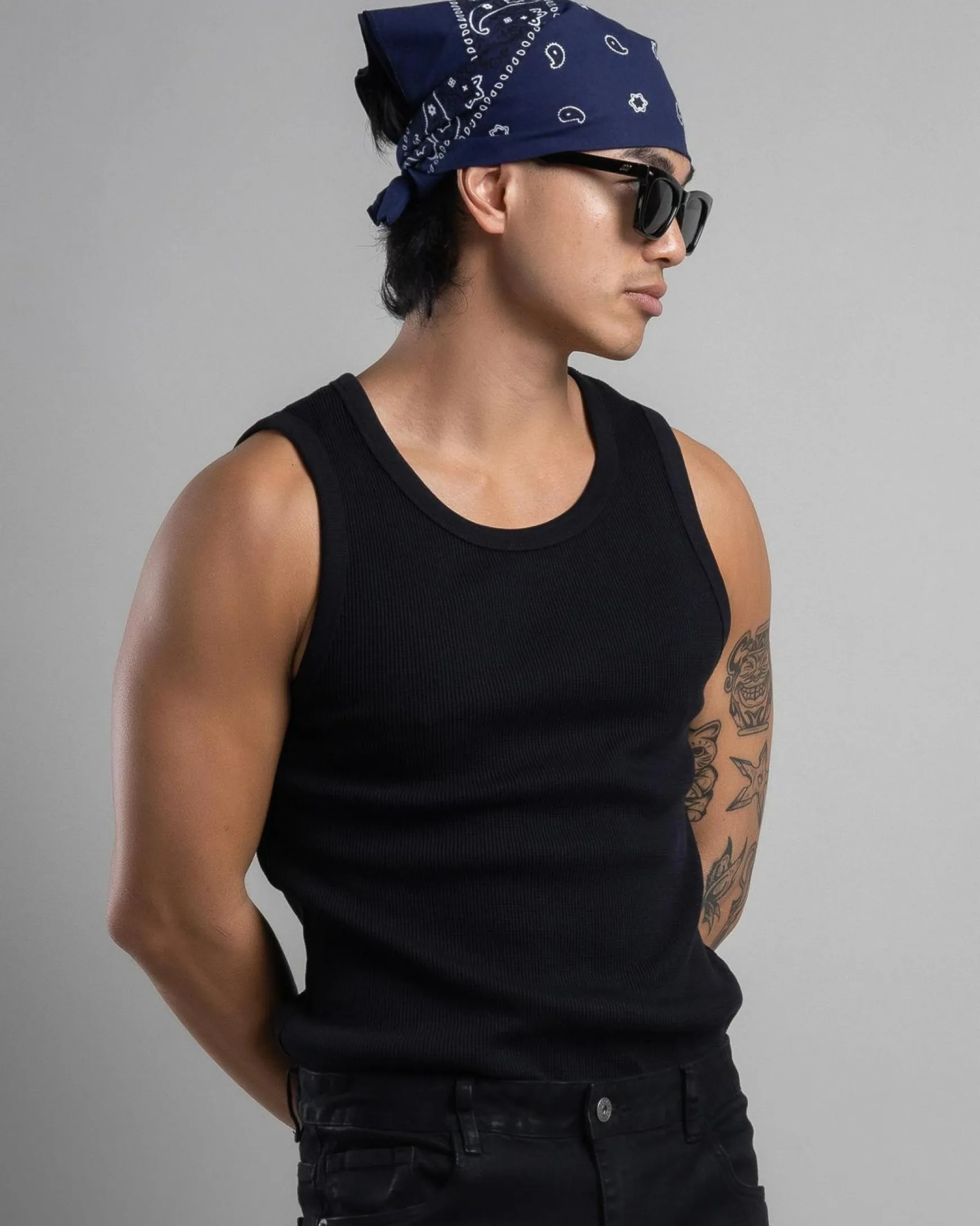 Navy Bandana