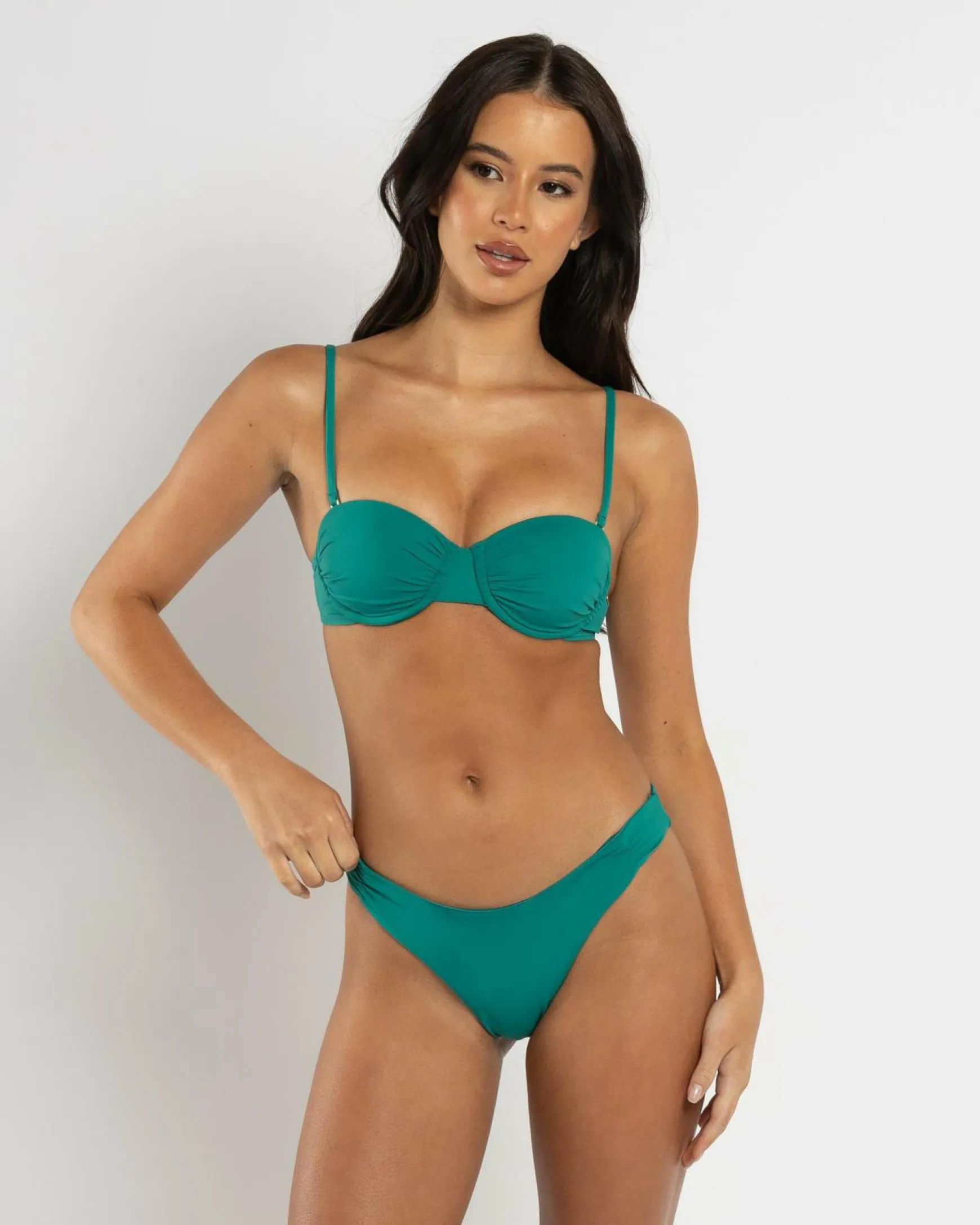 Neesha Cheeky Ruch Bikini Bottom