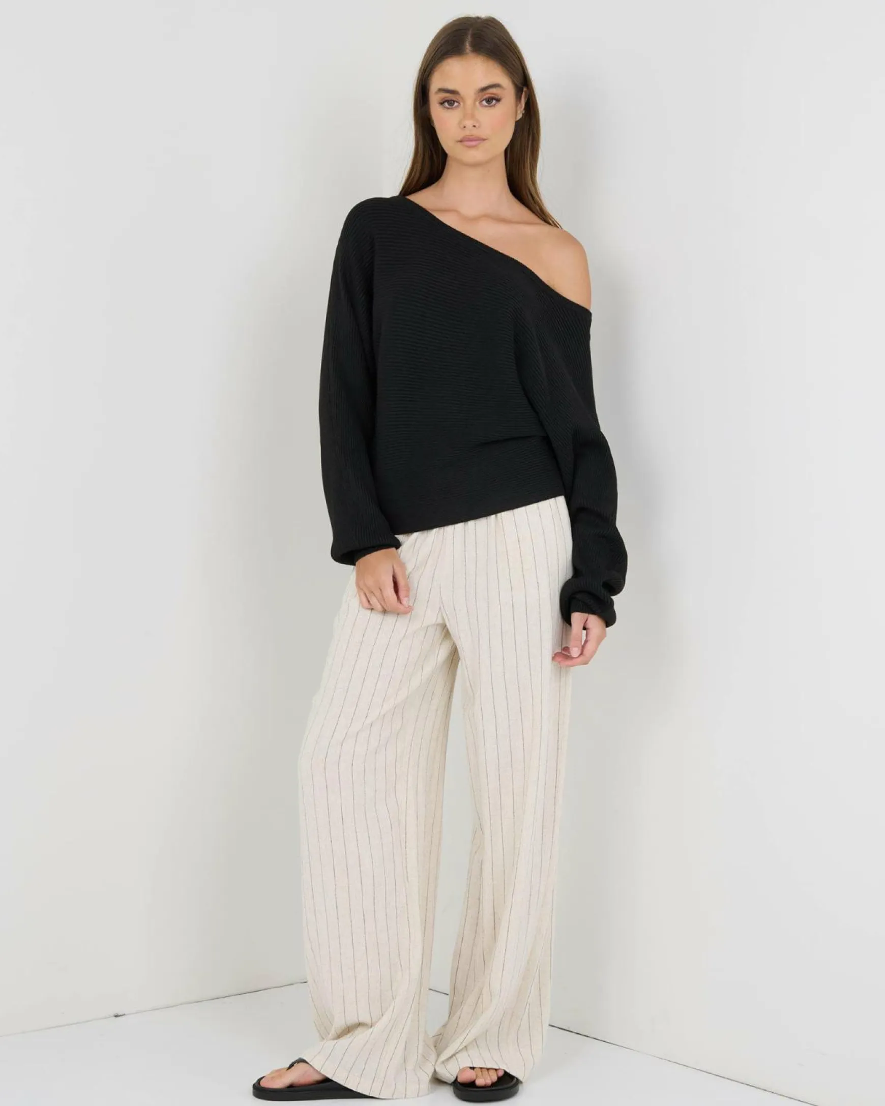 Ophelia Off Shoulder Knit Jumper