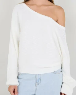 Ophelia Off Shoulder Knit Jumper