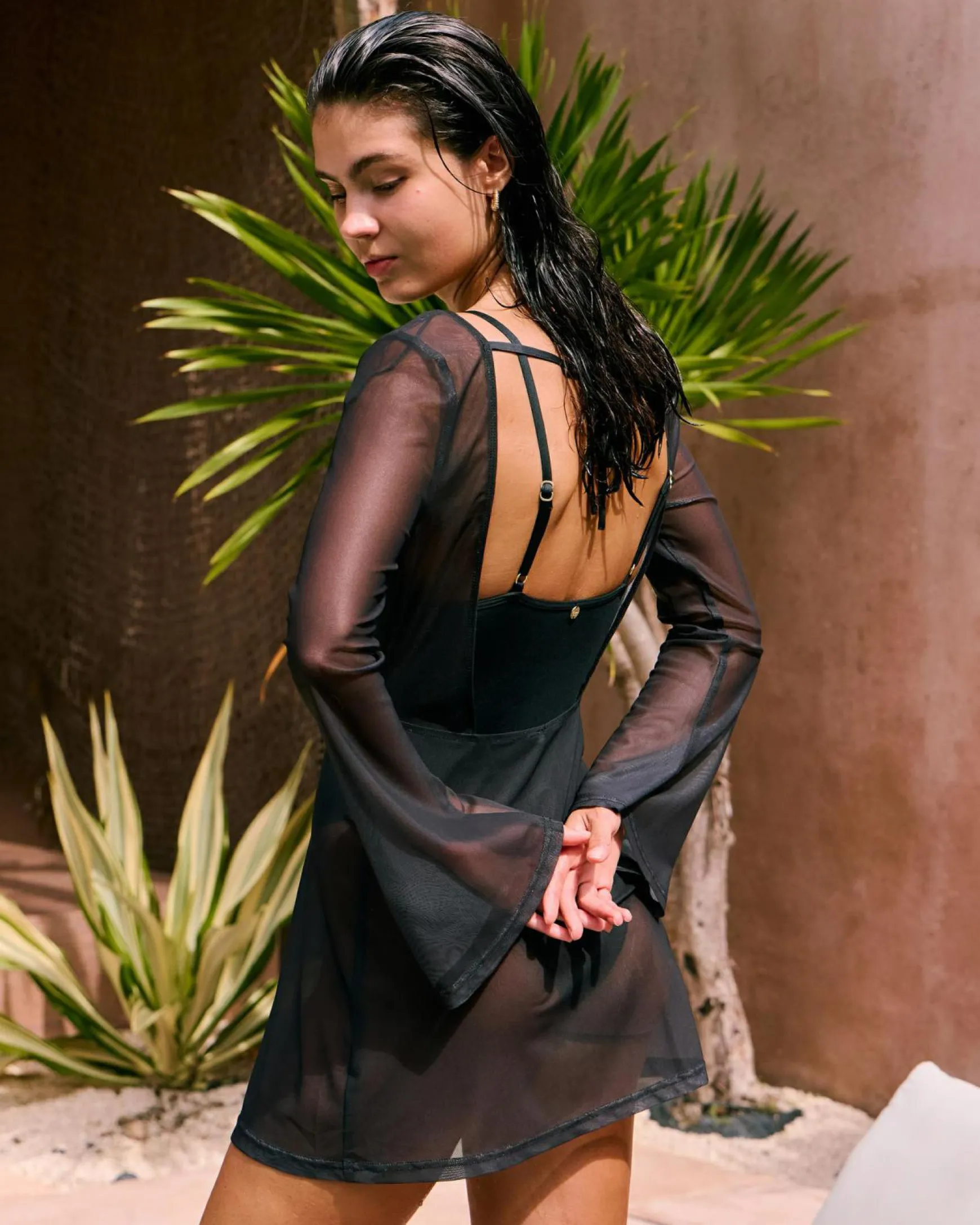 Paradise Mesh Cover Up