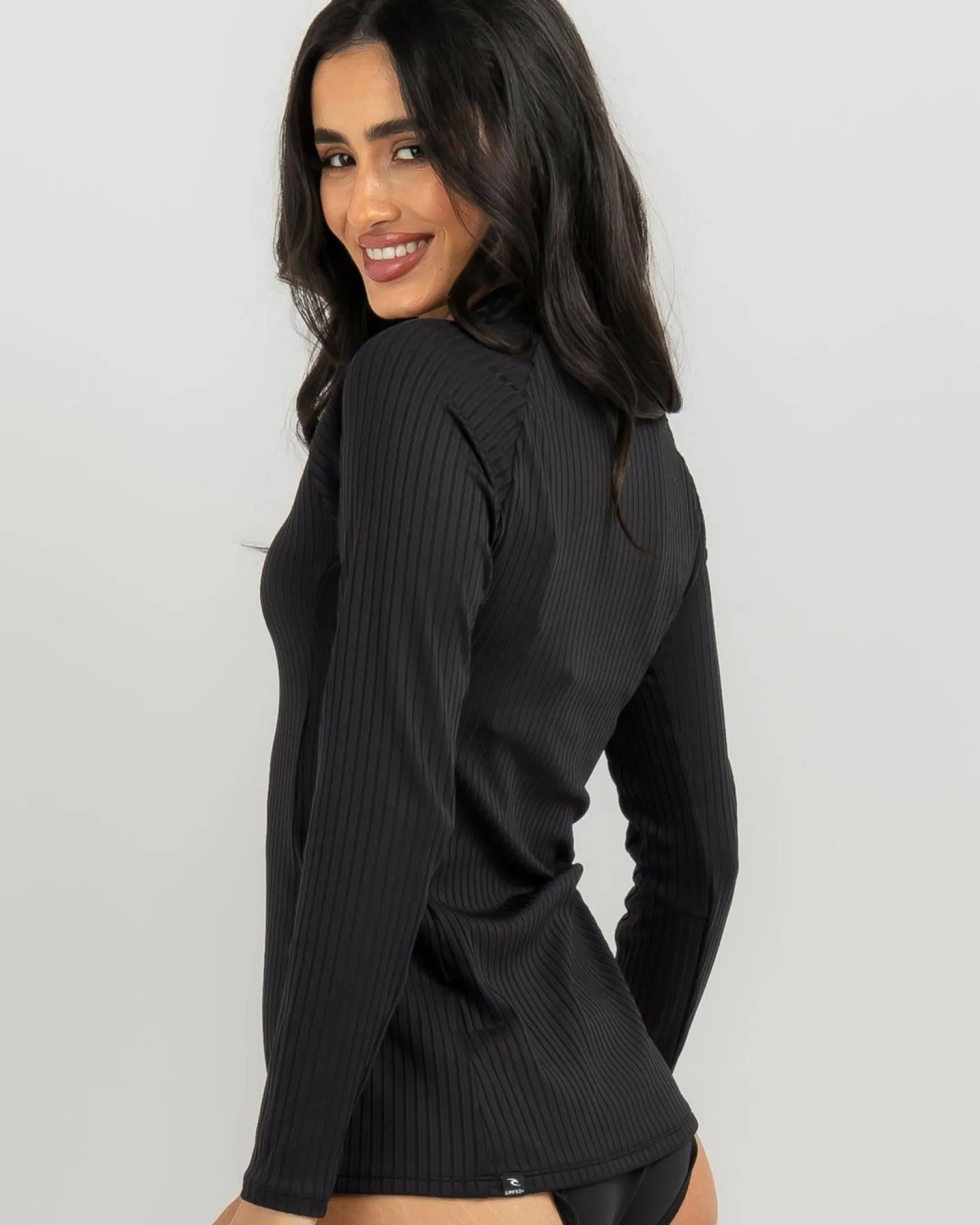 Premium Surf Zip Through Long Sleeve Rash Vest