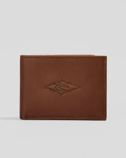 Raw Energy RFID Slim Leather Wallet