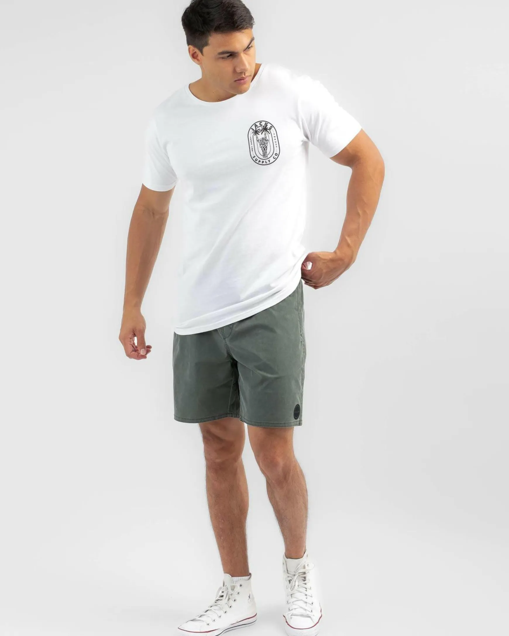 Reef Elastic Waist Shorts