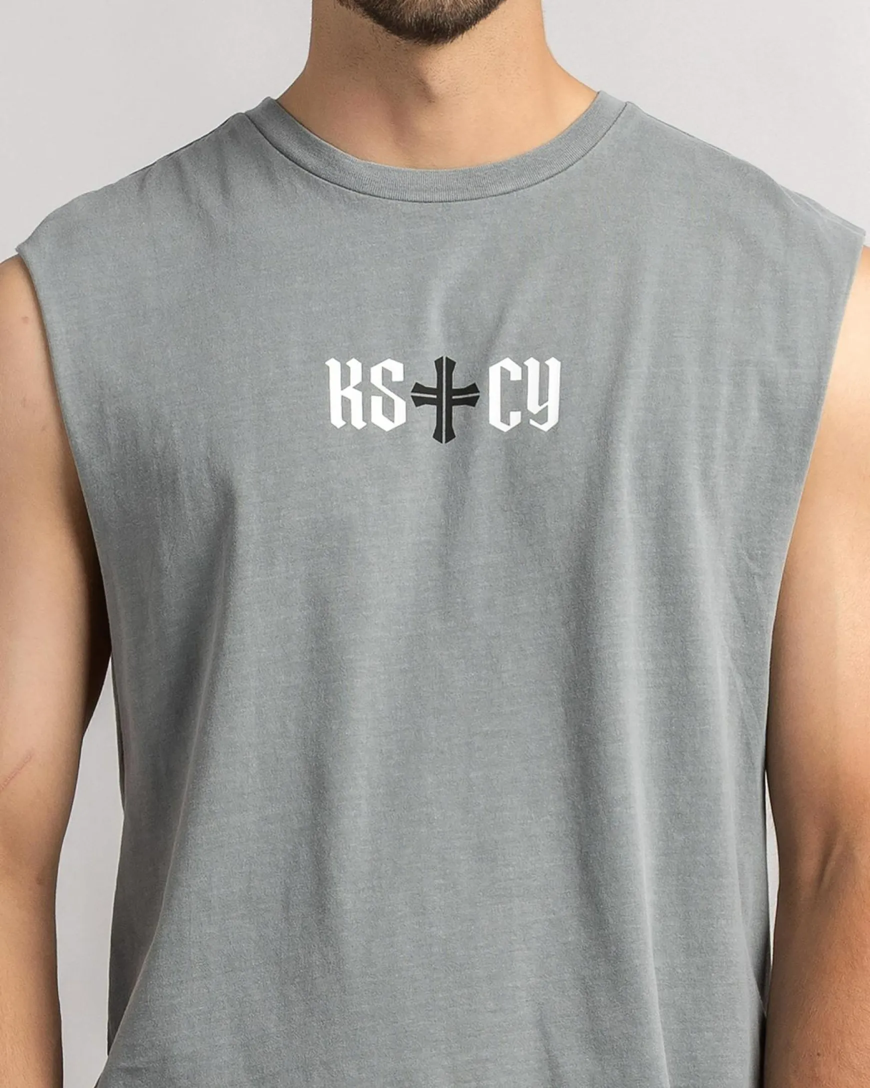 Rev Dual Curved Muscle Tank