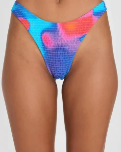 Rio Shirred High Cut Bikini Bottom