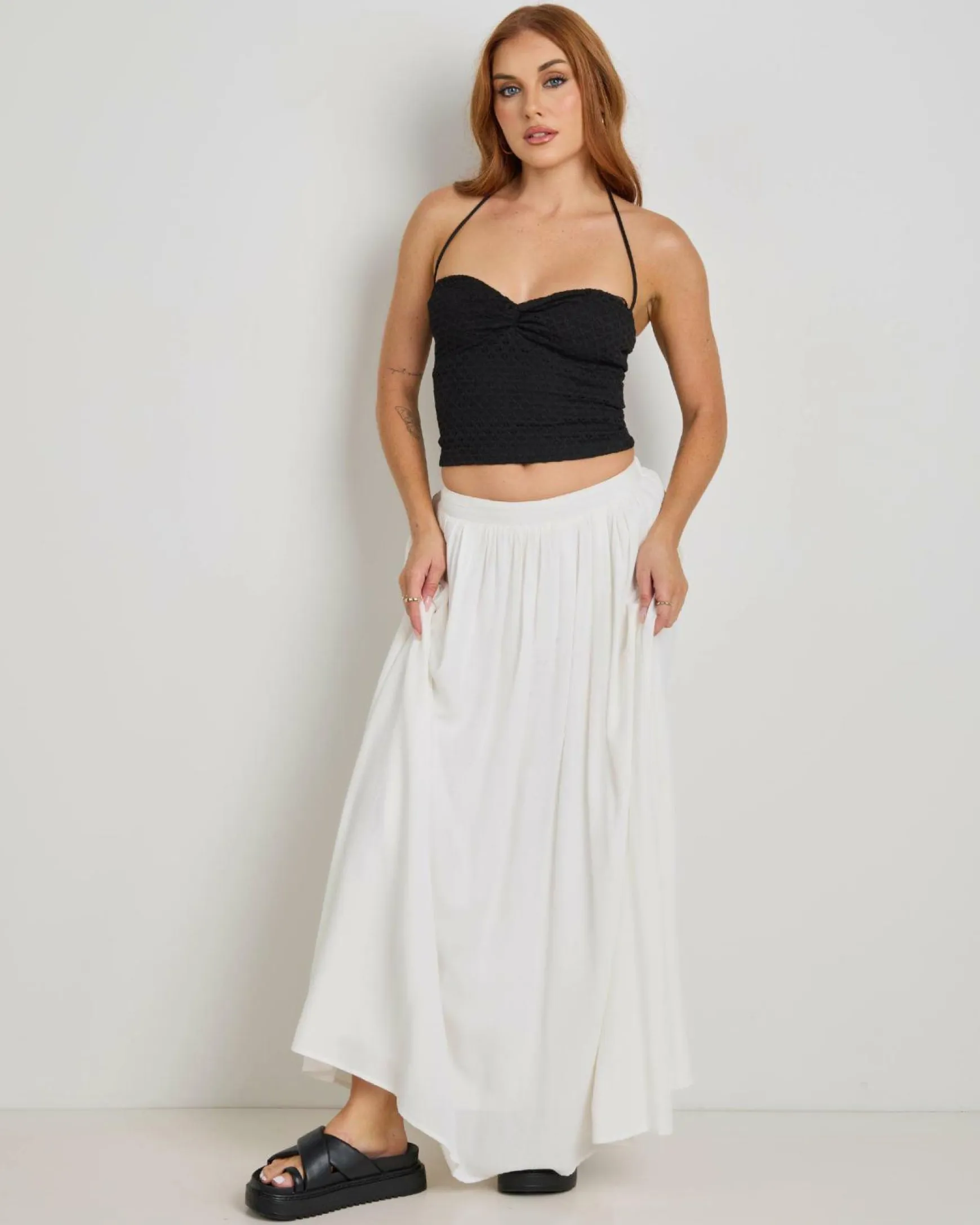 Saski Halter Top