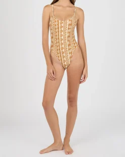 Seafarer Tie Back Minimal One Piece Swimsuit