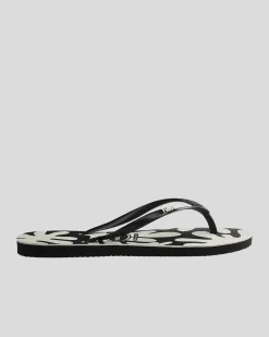 Slim Coral Thongs