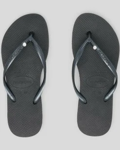 Slim Crystal Thongs