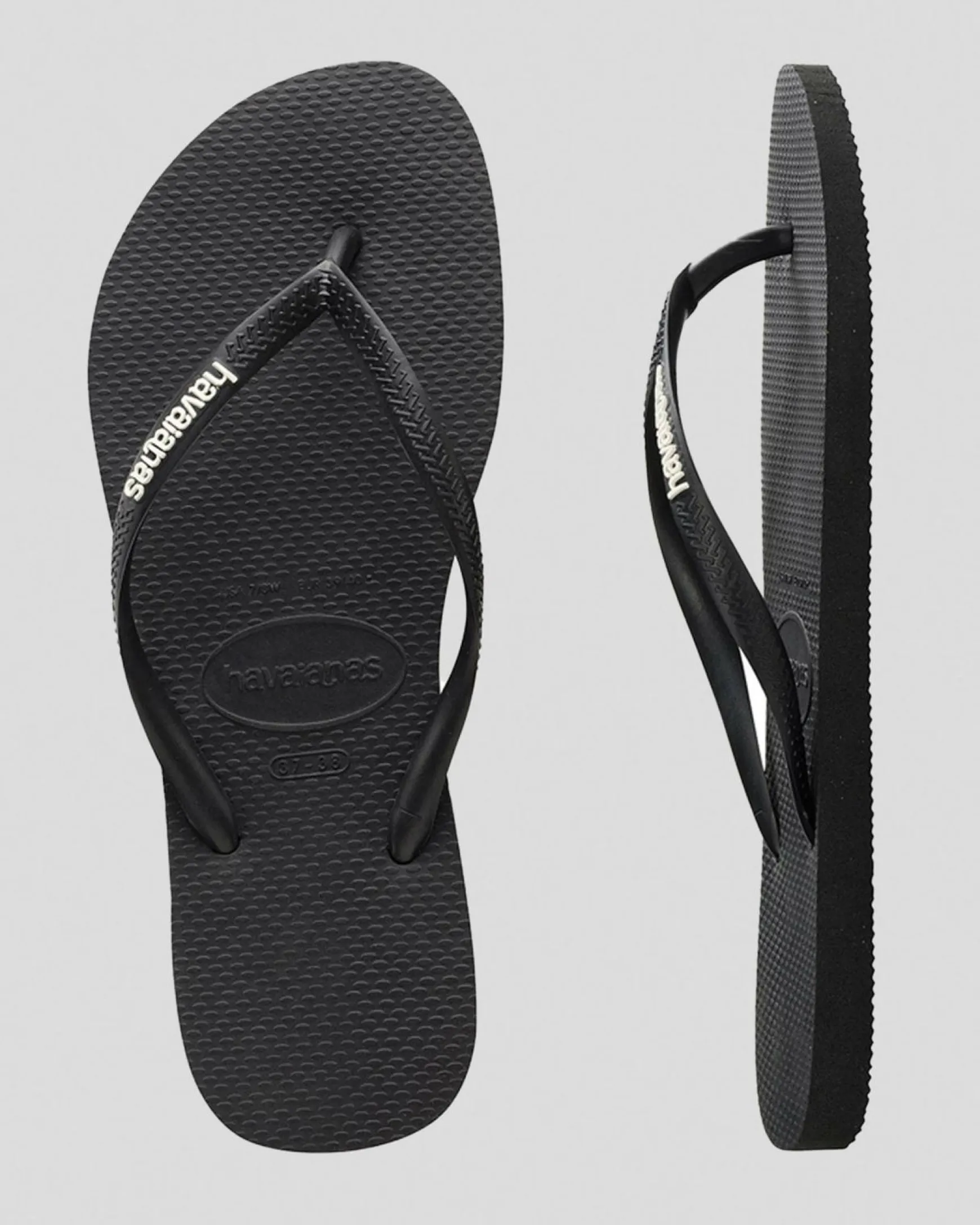 Slim Logo Thongs
