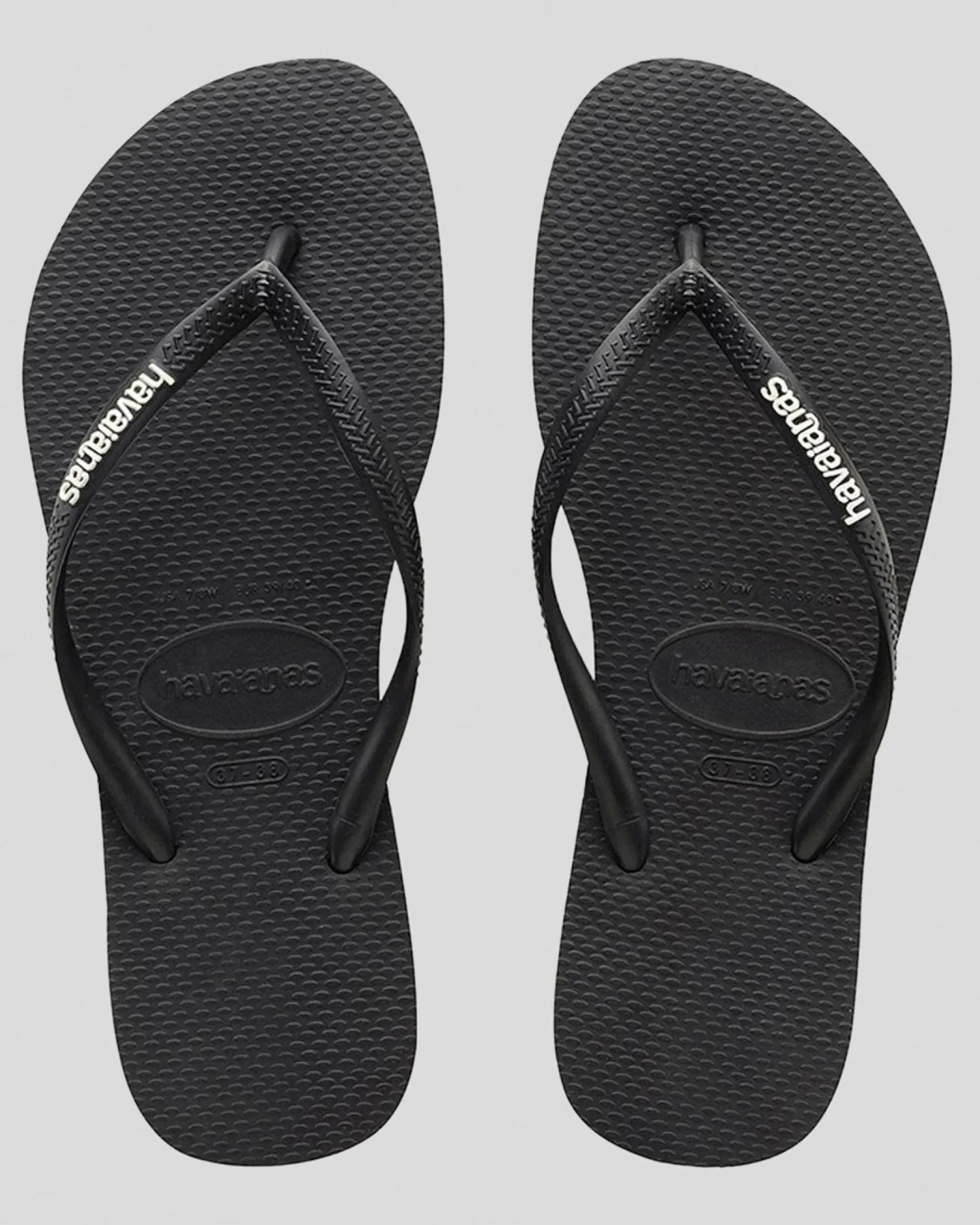 Slim Logo Thongs