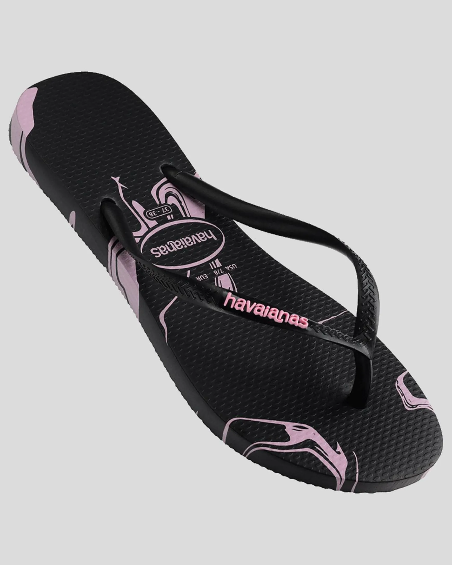 Slim Marble Thongs
