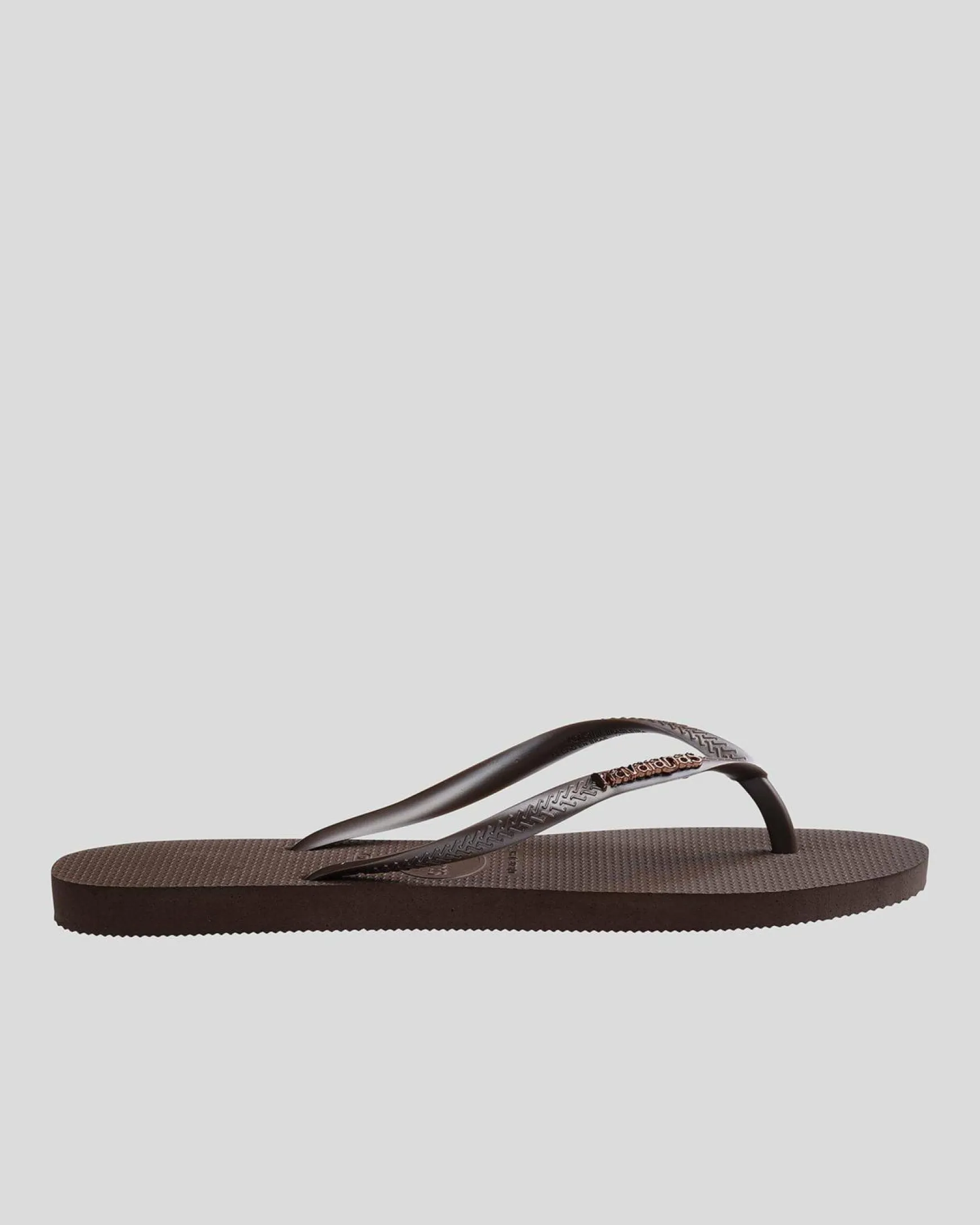 Slim Metal Logo Thongs