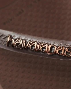 Slim Metal Logo Thongs