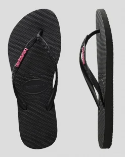 Slim Metal Thongs