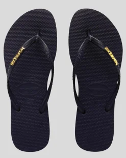 Slim Metal Thongs